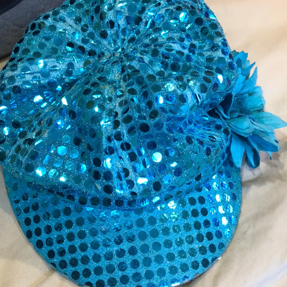 Girls blue hat
